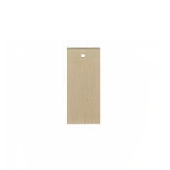 Dřevěný polotovar na výrobu bižuterie - obdélník 3.5 cm