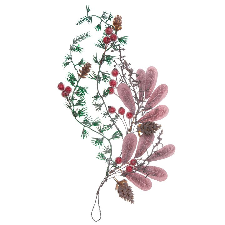 Levně 3D ozdobná vánoční větvička (vánoční dekorace)