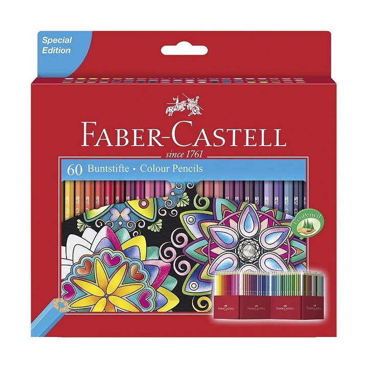Levně Barevné tužky Castell set Special Edition / 60 barevné
