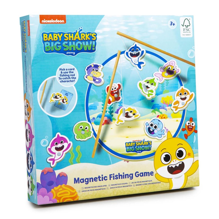 Levně Baby Sharks společenská hra Rybolov (magnetická hra Rybolov)