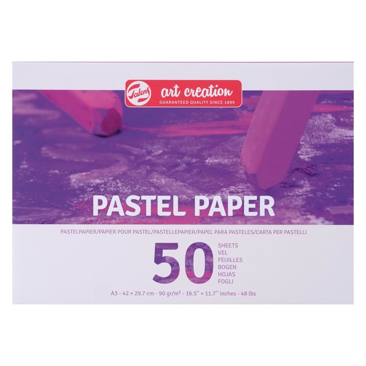 Levně Blok pastelového papíru 50 listů | různé velikosti
