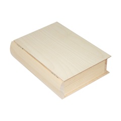 Dřevěná krabička kniha 21x27.5x7 cm