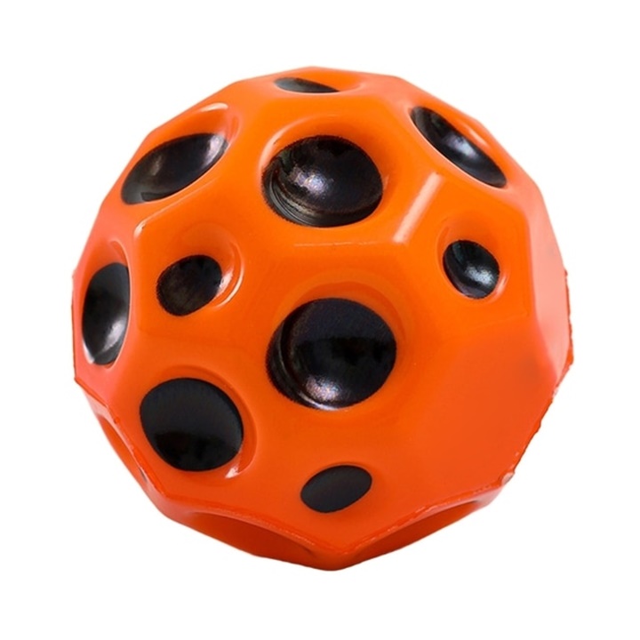 Levně Fidget Crater Ball antistrestový míček | oranžová (antistresový skákací)