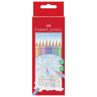 Pastelové barvičky Faber Castell 10 ks
