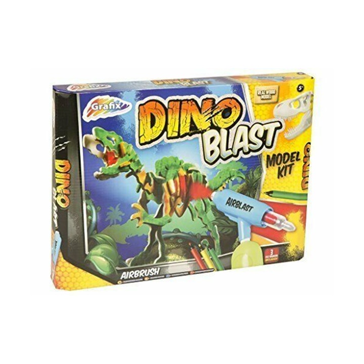 Levně Kreativní sada pro děti na airbrush Grafix Dino Blast (set na airbrush a)