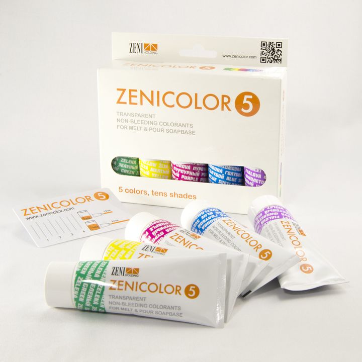 Mýdlové barvy Zenicolor 5 ks