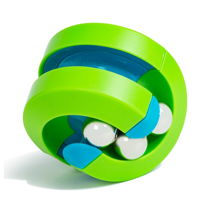 Levně Orbitzer Fidget spirálový míček | zelená (antistresová kulička switch)