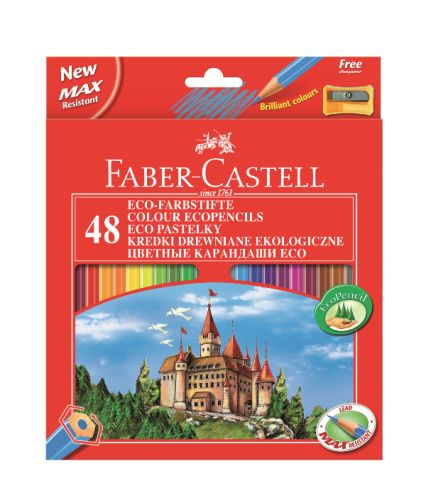 Levně Pastelky Castell set 48 barevné (Faber Castel - Pastelky Klasik)