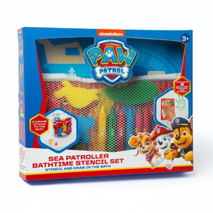 Levně Paw patrol sada pastelek do vany (barvičky pro děti do koupele)