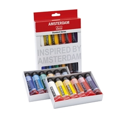 Sada akrylových barev AMSTERDAM Standard Series 12 x 20 ml