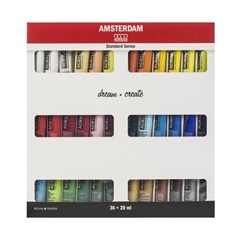 Sada akrylových barev AMSTERDAM Standard Series 36 x 20 ml