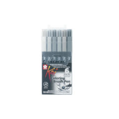 Sakura Koi Coloring Brush Pen fixy / sada 6 ks