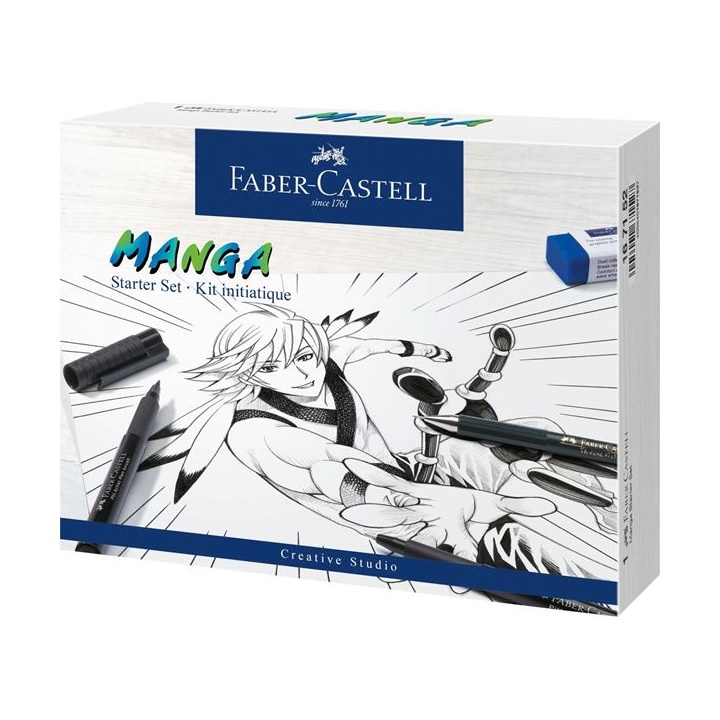 Levně Startovací set pro Manga komiksy Faber-Castell (manga sada  )