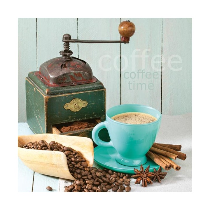 Levně Ubrousky na dekupáž - Vůně kávy - 1 ks (ubrousky na dekupáž)